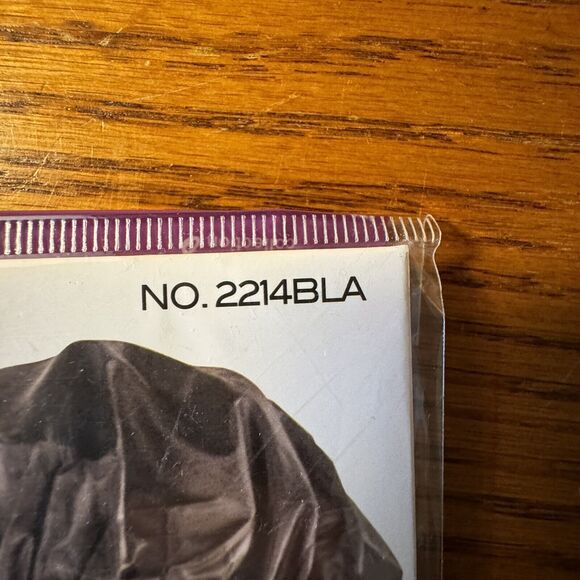 SHOWER CAP WaterProof Premium Elastic With Band Perfect Fit Black Sz L lot of 3 - Picture 5 of 6